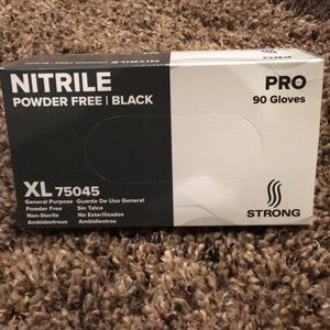 Nitrile gloves XL powder free disposable 90 total